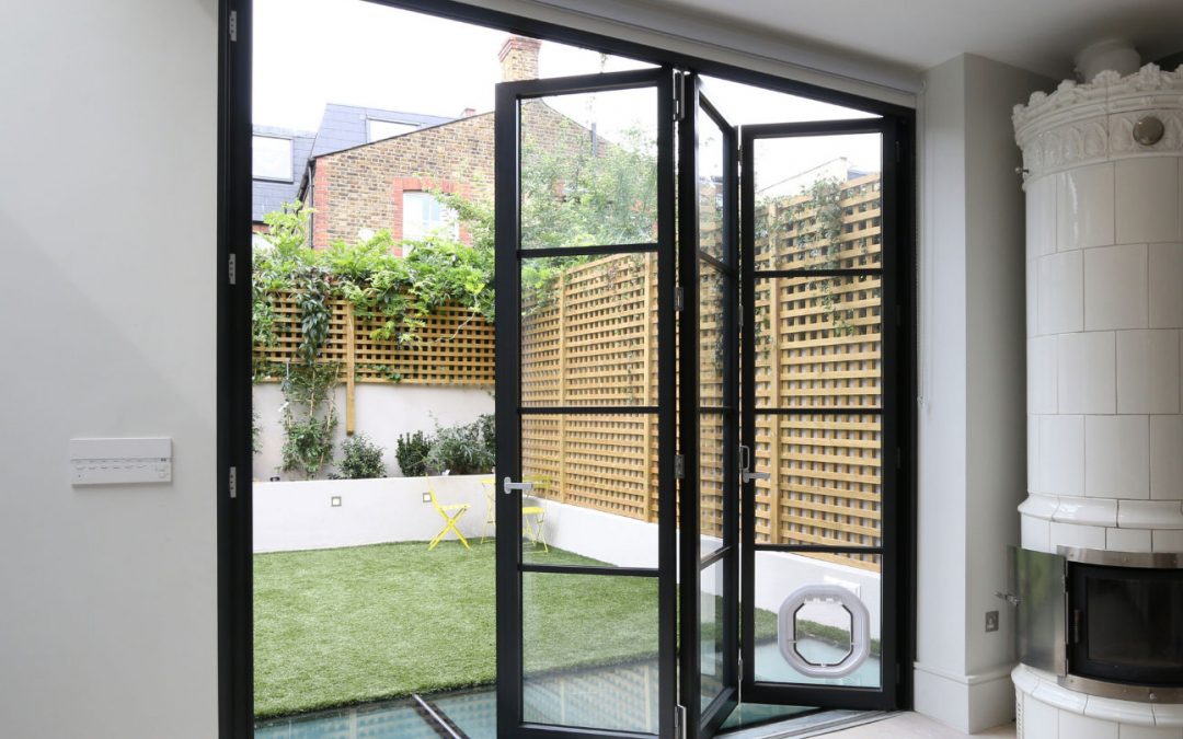 Steel Look Bifolding Doors featured in Build It