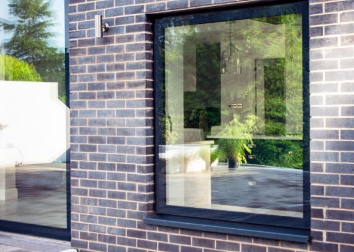 large flush glazed aluminium casement window from Sieger large flush glazed aluminium casement window from Sieger